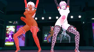 Төрөлхийн хөхтэй хөөрхөн бяцхан хүү үлээж, секс хийдэг